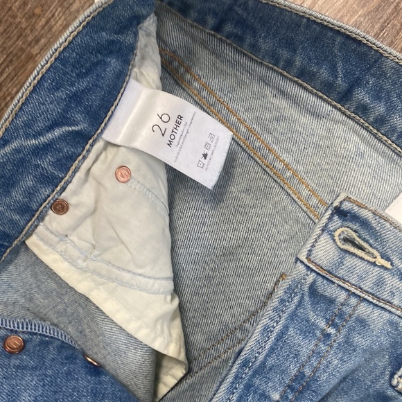 MOTHER STINGER FLOOD IN HIGH AS THE HEAVENS STRAIGHT SKINNY,HIGH RISE,BUTTON FLY - Picture 13 of 16